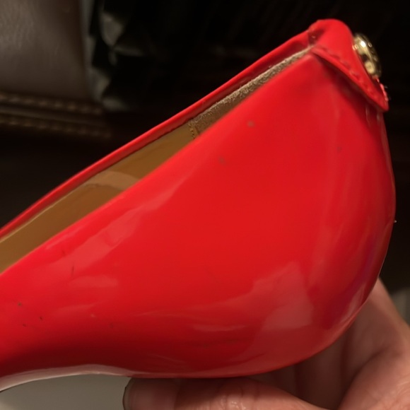 MICHAEL Michael Kors Coral Reef Flex Mid Pointed Toe Pumps Patent Leather Shiny - Picture 9 of 10